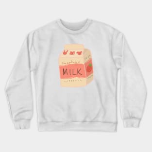 Strawberry Milk Crewneck Sweatshirt